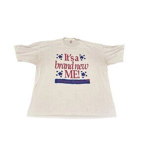 Vintage A Brand New Weight Watchers Single Stitched A Brand New Me! T Shirt XL